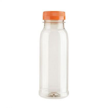 Bunzl - 250 ml:n pet-pullo + oranssi korkki