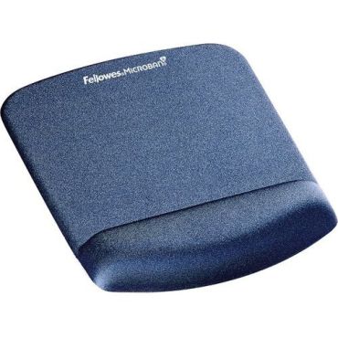 Fellowes Plushtouch - Ergonominen hiirimatto rannetuella sininen - Muistivaahto 5 vuoden takuu