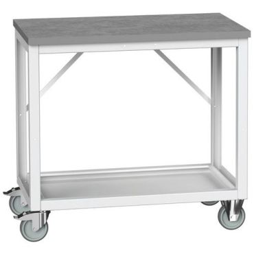 Bott - Rullapenkki Verso 1000x600x930 mm linoleumikansi 300 kg kuorma vaaleanharmaa