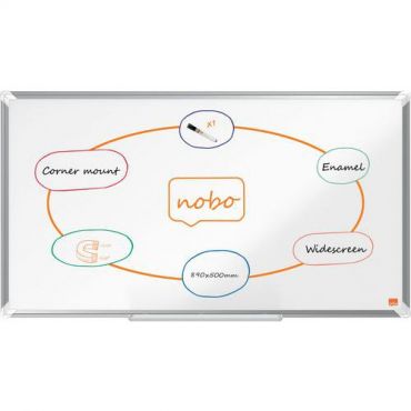 Nobo - Premium plus emaloitu widescreen-whiteboard 89x50 cm