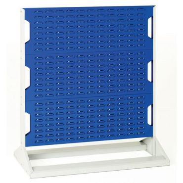 Bott - Kaksipuolinen laatikkoteline ilman laatikoita - 1125 mm korkea teräs vaaleanharmaa