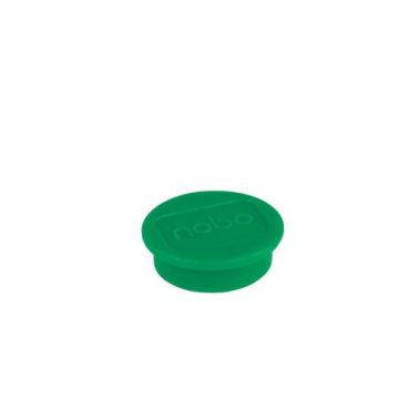 Nobo - Valkotaulumagneetti 13 mm vihreä 100 g 10 kpl