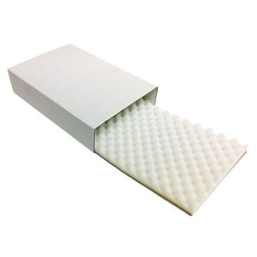 Kuljetuspakkaus pehmustettu 330x220x65mm - Suojaa herkkiä tuotteita - Valkoinen pahvipakkaus