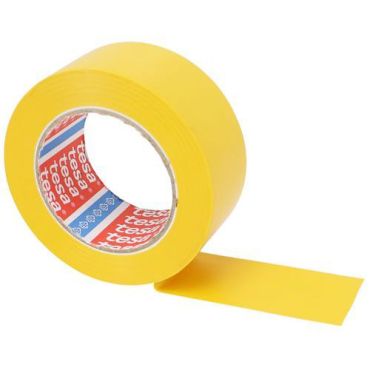 Tesa Tesaflex 4169 vinyyliteippi keltainen 50mm x 33m - PVC akryyliliima sopii herkille pinnoille