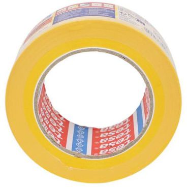 Tesa Tesaflex 4169 vinyyliteippi keltainen 50mm x 33m - PVC akryyliliima sopii herkille pinnoille
