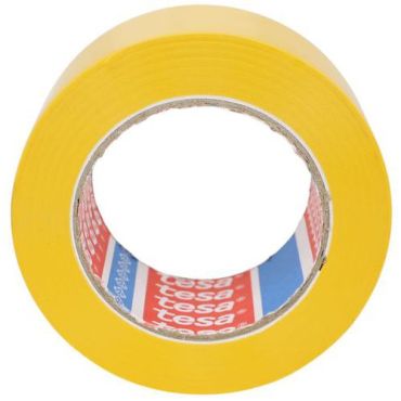 Tesa Tesaflex 4169 vinyyliteippi keltainen 50mm x 33m - PVC akryyliliima sopii herkille pinnoille