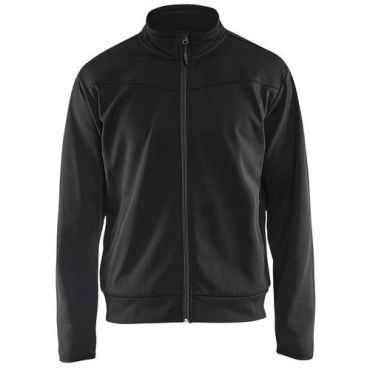 Blaklader - Collegepusero vetoketjulla - Musta/tumman harmaa - XXXL - 100% polyesteri - 260 g/m²