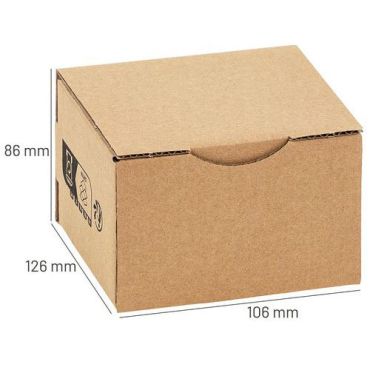 Speedbox Ruskeat Pakkauslaatikot 120x100x80mm - 50 kpl - Kierrätettävä Pahvi