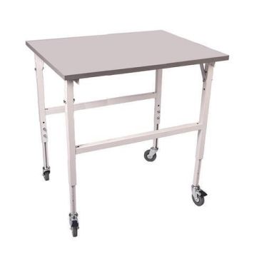 Rullapöytä Kentucky 1600 x 800 mm - Säädettävä korkeus 835-1105 mm - Pakkauspöydät ja tarvikkeet