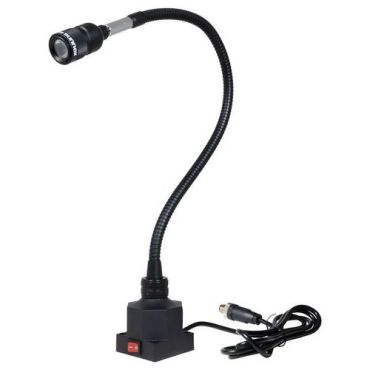 Sunnex - Pluto LED työpistevalaisin - 50 cm 2W 12-24V säädettävä varsi musta