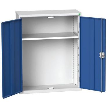 Bott - Teräshylly 800x350 mm - Säädettävä 50 kg Hopea Sopii Verso-kaappeihin