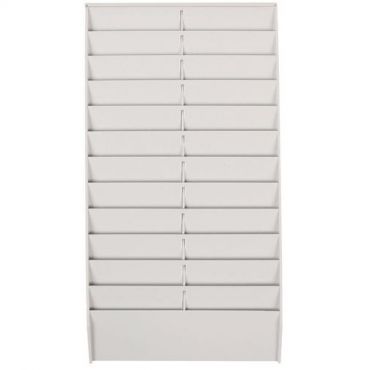 Paperflow - Seinään kiinnitettävä korttipidike jossa on 24 lokeroa