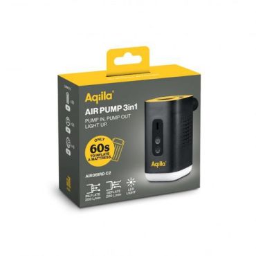 Aqiila - Airbird C2 ilmapumppu 3-in-1 musta/oranssi 161 g