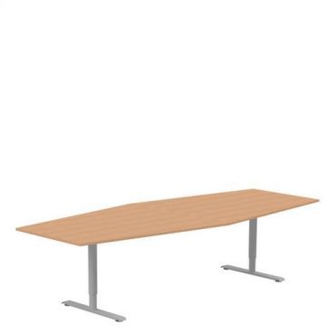 Lanab - Neuvottelupöytä 2800x1200x800 pyökki/hopea