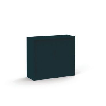 Robberechts - Antrasiitti monobloc-kaappi rulo-ovilla - 120x43x105 cm - 2 hyllyä 60 kg/hylly - Teräs Sylinterilukko