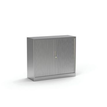 Robberechts - Alumiininen monobloc-kaappi rulo-ovilla - 105x120x43 cm harmaa 2 hyllyä 60 kg/hylly 3v takuu