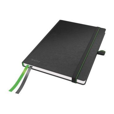 Leitz - Muistikirja Complete A5 viivoitettu - 160 sivua musta