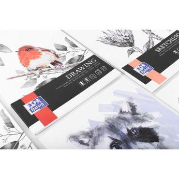 Oxford - Piirustusalusta sketching oxford art integral a3 50 sivua 120g