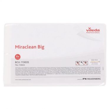 Vileda - Iso MiraClean-sieni - Valkoinen - 12x7.5x3.8 cm - Tehokas puhdistus