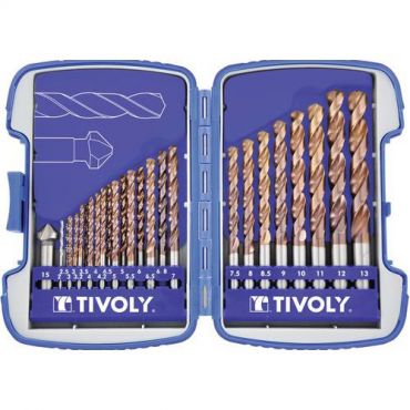 Tivoly - 25 poran sarja hss fusio 1 - 13 mm puskuri