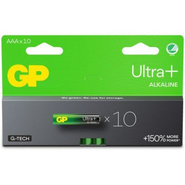 GP - AAA/LR03 paristot - 10 kpl - Ultra Plus Alkaline - 1.5 V