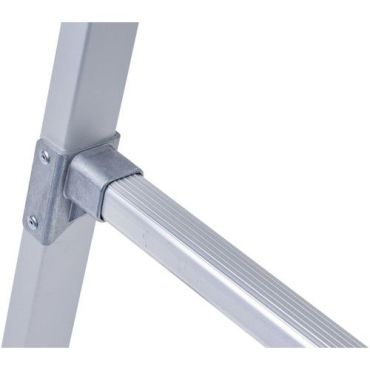 Zarges - A-tikkaat XLstep S 4 askelmaa - Alumiini 150 kg kuormitus 3 m käsittelykorkeus
