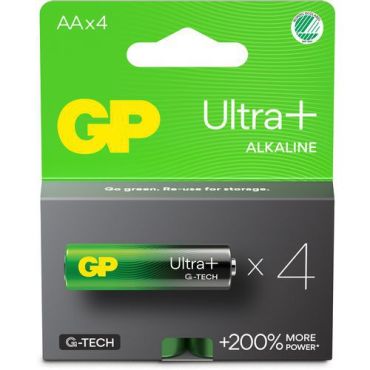 GP - AA/LR6 paristot - 4 kpl - Ultra Plus Alkaline