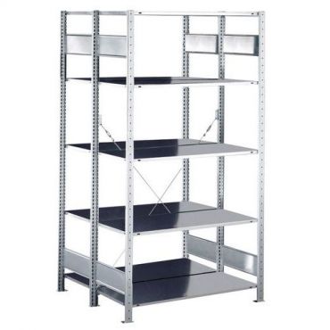 Schulte - Hylly easy-fix 2-puol perusosa 2500 x 600 x 1000