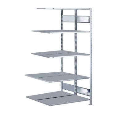 Schulte - Easy-Fix jatko-osa varastohylly 2000x1000x500mm - 10 hyllytasoa 250kg/taso sinkitty