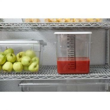 Rubbermaid - Neliönmuotoinen säilytyslaatikko 17 l läpinäkyvä