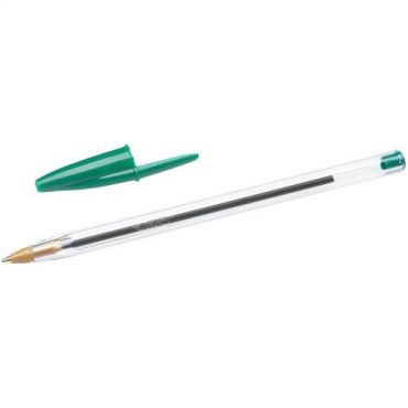 5 Kpl Pakkaus - Kuulakärkikynä Bic Cristal Vihreä,
