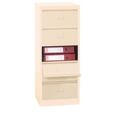 Manutan expert - Kansiokaappi jossa 5 lokeroa beige