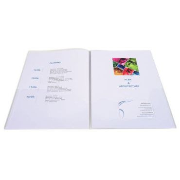 Exacompta - Kaksitaskuiset kansiot pp 20/100