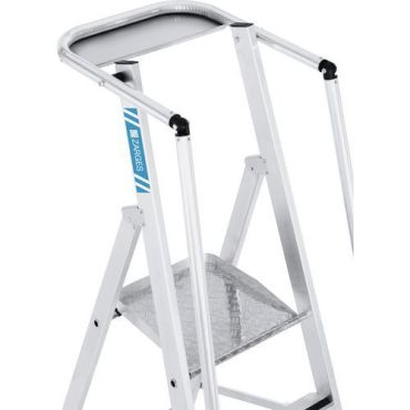 Zarges - Portaatikas ZAP Safemaster S - 5 askelmaa 1,32 m lavankorkeus - Alumiini 150 kg kantavuus