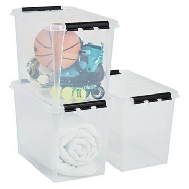 Smartstore - Säilytyslaatikko smartstore classic 66 l läpinäkyvä 3 kpl