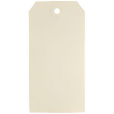 BBA Emballages - Amerikkalainen tarra nro 6 - 125 mm x 63 mm - Pahvia - 1000 kpl