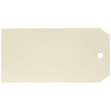 BBA Emballages - Amerikkalainen tarra nro 6 - 125 mm x 63 mm - Pahvia - 1000 kpl