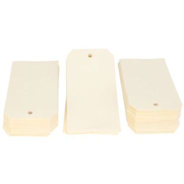 BBA Emballages - Amerikkalainen tarra nro 6 - 125 mm x 63 mm - Pahvia - 1000 kpl
