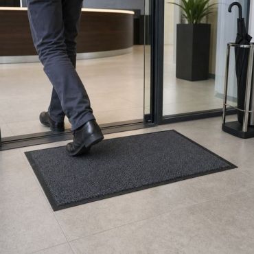 BtB - Sisäänkäyntimatto Basic 60 cm antrasiitti - Polypropeeni liukumaton 6 mm paksuus