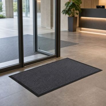BtB - Sisäänkäyntimatto Basic 90 cm antrasiitti - Polypropeeni liukumaton sisäkäyttöön