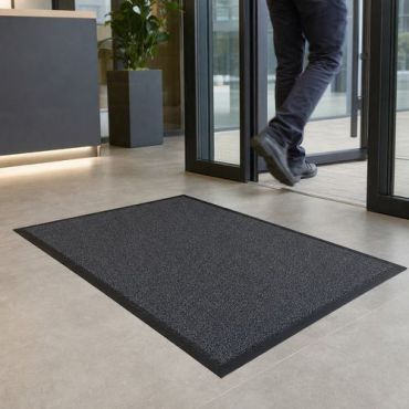 BtB - Sisäänkäyntimatto Basic 90 cm antrasiitti - Polypropeeni liukumaton sisäkäyttöön