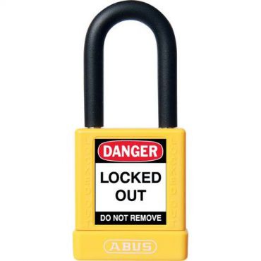 Abus - Riippulukko locked out keltainen