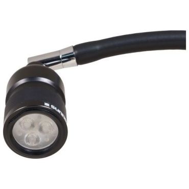 Sunnex - Työpistevalaisin Tellus LED - 50 cm - Säädettävä varsi - 300 lm - 4000K - Musta