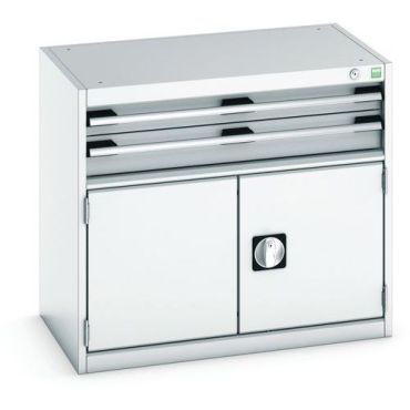Bott - Työkaappi laatikoilla cubio sl-857-3.1 vaaleanharmaa