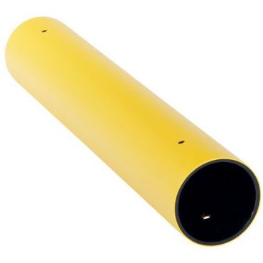 D-Flexx - Liikenne-este Charlie palkki 930 mm - Keltainen polyeteeni - Kierrätettävä ja kestävä