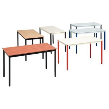 Manutan expert - Pöytä vakio 130 x 65 harmaa/harmaa
