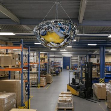 Kaptorama - 360° puolipallopeili - 600 mm - magneettikiinnitys - sisäkäyttöön - plexi+
