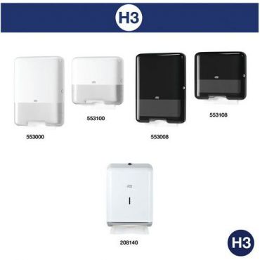 Tork - Tork advanced h3 290163 pehmeät paperipyyhkeet – valkoinen
