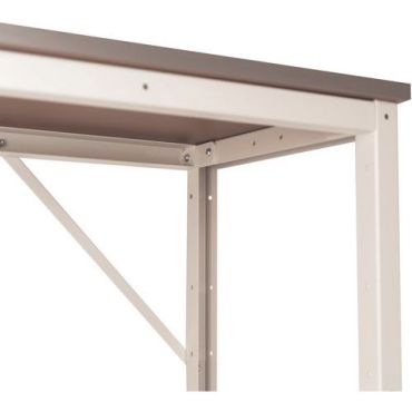 Bott - Korkeussäädettävä työpöytä Verso 1500x800 mm - Linoleumi - 400 kg kuormitus - Vaaleanharmaa