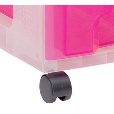 Really useful products - Lokerolaatikosto pyörillä 56 l sekoitettu värit